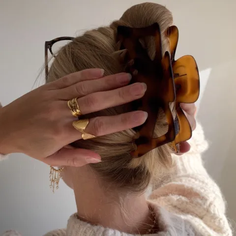 Wasserfest Ring aus vergoldetem Edelstahl - OCEANA