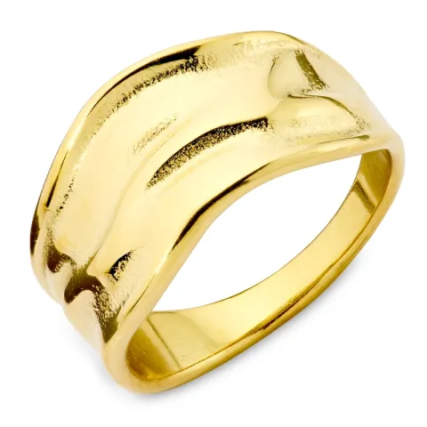 Wasserfest Ring aus vergoldetem Edelstahl - OCEANA