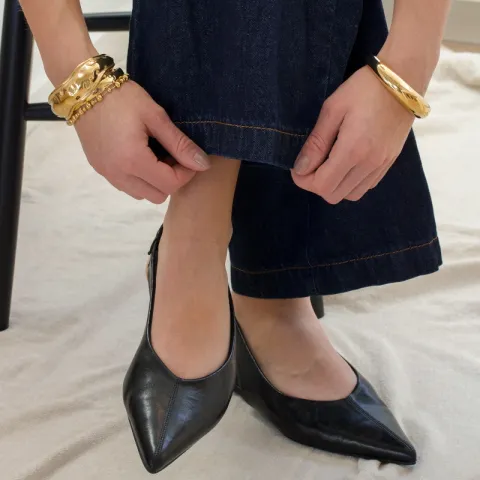 Wasserfest Armreif aus vergoldetem Stahl - OCEANA