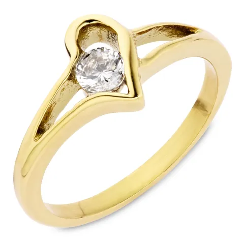 Wasserfest Ring aus vergoldetem Edelstahl - OCEANA
