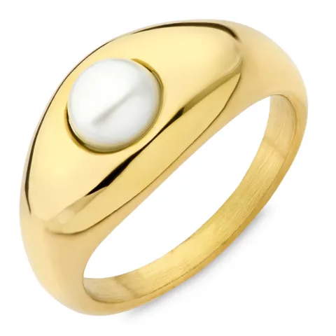 Wasserfest Ring aus vergoldetem Edelstahl - OCEANA