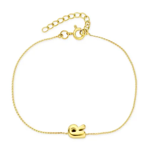 Wasserfest buchstab r Armband aus vergoldetem Stahl - OCEANA