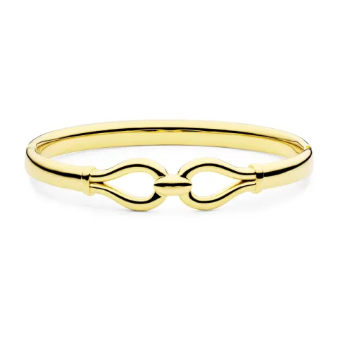 Wasserfest infinity Armreif aus vergoldetem Stahl - OCEANA