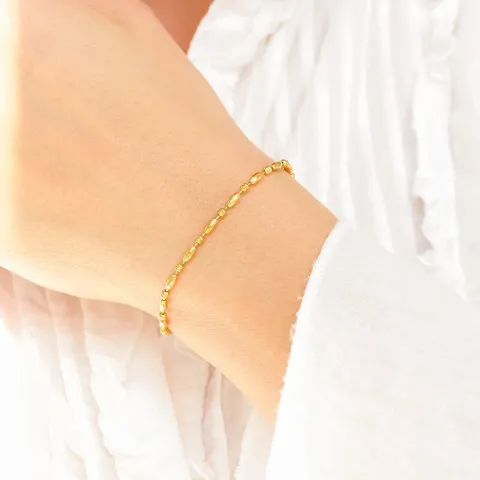 Wasserfest Armband aus vergoldetem Stahl - OCEANA
