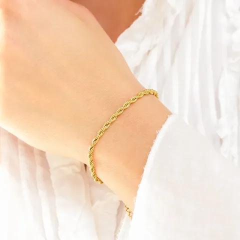 Wasserfest Armband aus vergoldetem Stahl - OCEANA