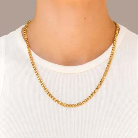 Wasserfest Halskette aus vergoldetem Stahl - OCEANA