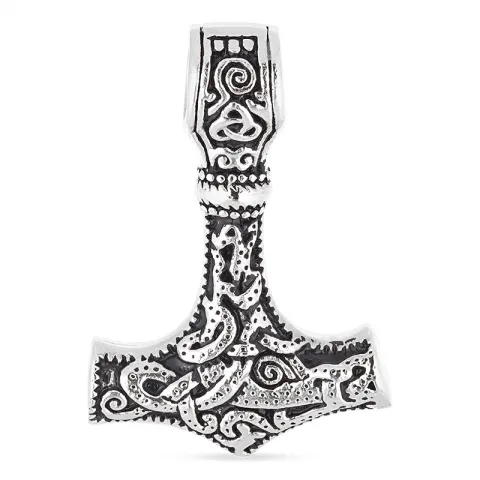 Wasserfest Thors Hammer Anhänger aus Stahl - OCEANA