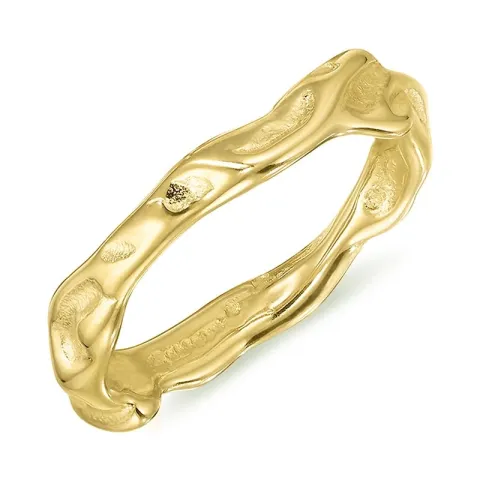 Wasserfest Ring aus vergoldetem Stahl - OCEANA