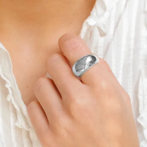 Wasserfest Ring aus Stahl - OCEANA