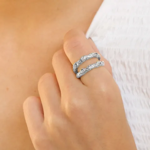 Wasserfest Ring aus Stahl - OCEANA