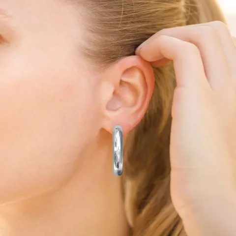 6 x 32 mm Wasserfester Halbkreolen in Stahl - OCEANA