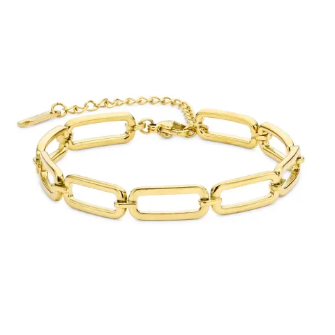 Wasserfest Armband aus vergoldetem Edelstahl 16 + 5 cm x 7,0 mm  - OCEANA