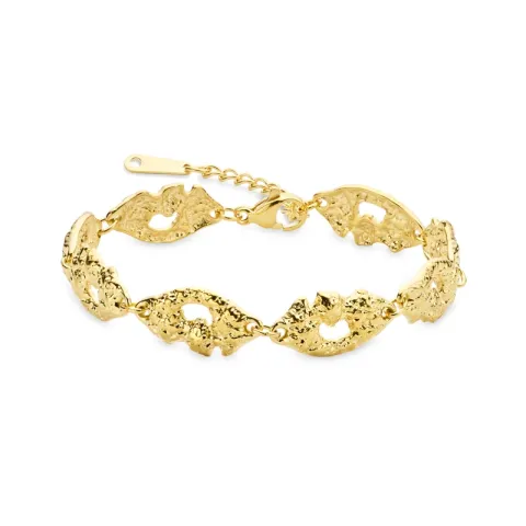 Wasserfest Armband aus vergoldetem Stahl - OCEANA