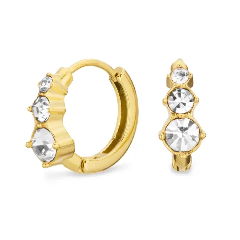 Wasserfester Kreole in vergoldetem Stahl - OCEANA