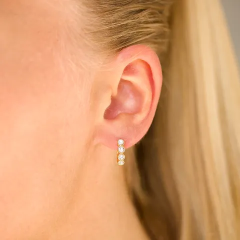 Wasserfester Kreole in vergoldetem Stahl - OCEANA