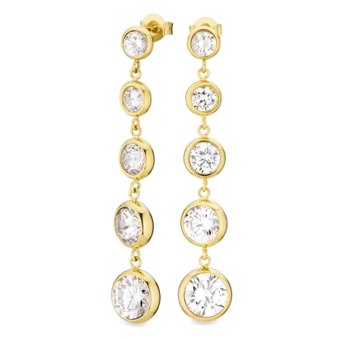 Wasserfester Ohrringe in vergoldetem Stahl - OCEANA