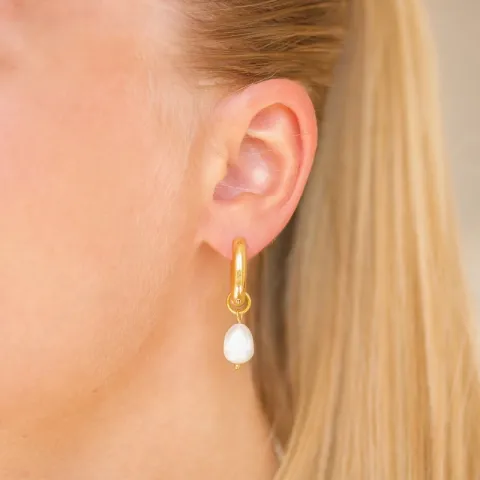 Wasserfester Kreole in vergoldetem Stahl - OCEANA