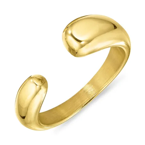 Wasserfest Ring aus vergoldetem Stahl - OCEANA