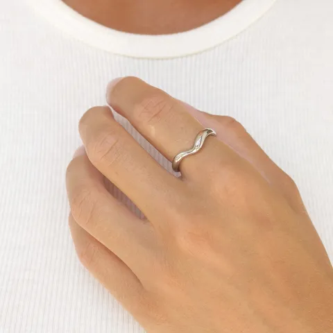 Wasserfest Ring aus Stahl - OCEANA