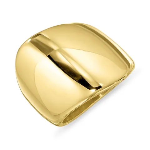 Wasserfest Ring aus vergoldetem Stahl - OCEANA
