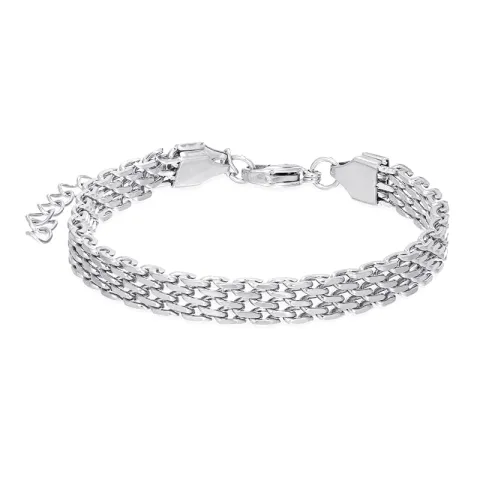 Wasserfest Armband aus Stahl 16 cm  + 5 cm x 6 mm  - OCEANA