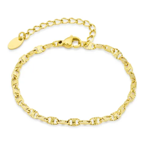 Wasserfest Armband aus vergoldetem Stahl - OCEANA