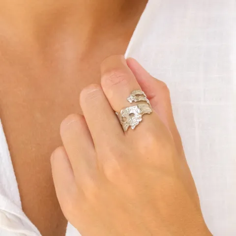 Wasserfest Ring aus Stahl - OCEANA