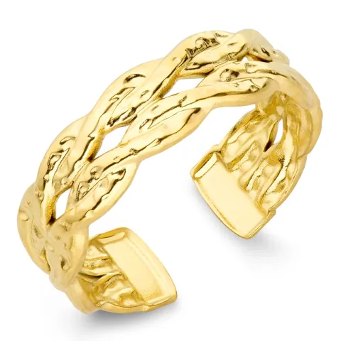 Wasserfest Ring aus vergoldetem Edelstahl - OCEANA