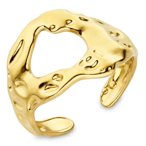 Wasserfest Ring aus vergoldetem Edelstahl - OCEANA