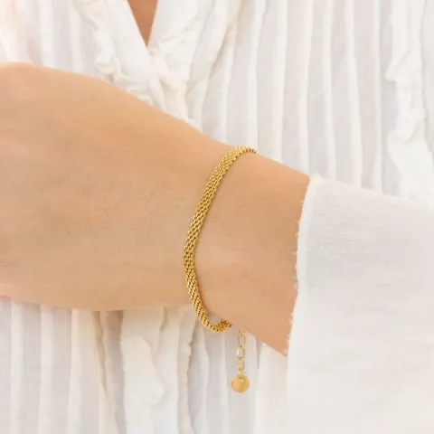 Wasserfest Armband aus vergoldetem Stahl - OCEANA