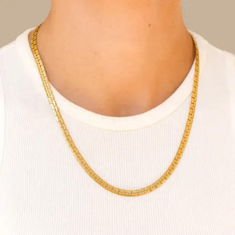 Wasserfest Halskette aus vergoldetem Stahl - OCEANA