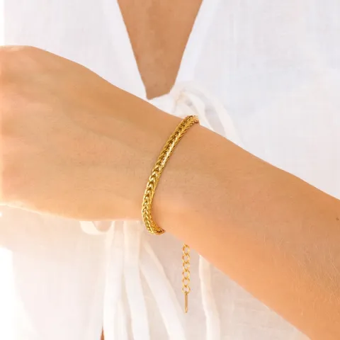 Wasserfest Armband aus vergoldetem Stahl - OCEANA