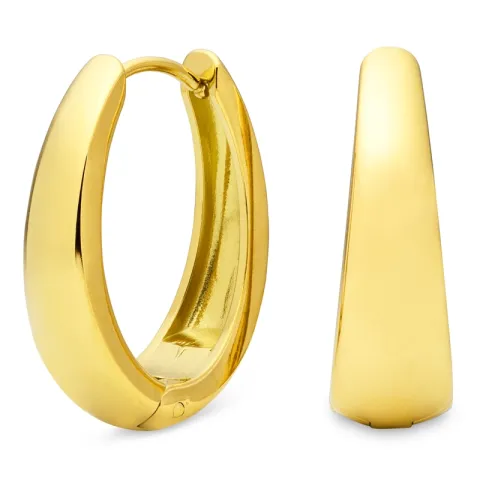 Wasserfester Kreole in vergoldetem Stahl - OCEANA