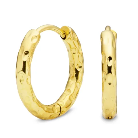 Wasserfester Kreole in vergoldetem Stahl - OCEANA