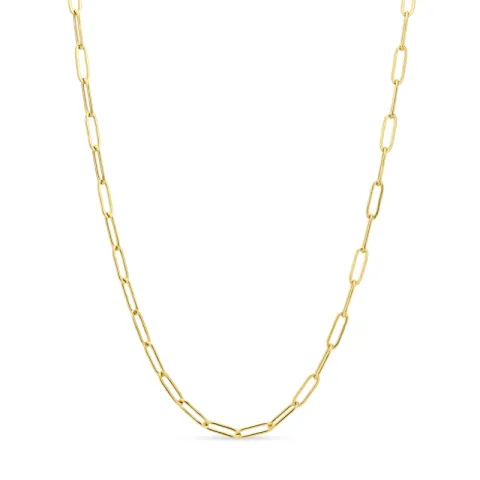 Wasserfest Halskette aus vergoldetem Edelstahl 60 cm x 3,5 mm  - OCEANA