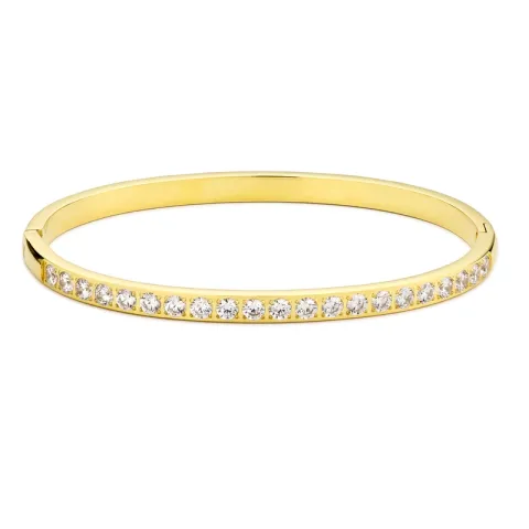 Wasserfest Zirkon Armband aus vergoldetem Stahl - OCEANA