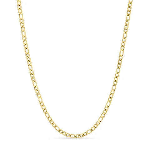 Wasserfest Figarohalskette aus vergoldetem Edelstahl 45 cm x 3 mm  - OCEANA