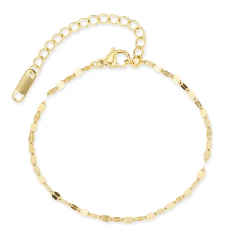 Wasserfest Armband aus vergoldetem Edelstahl  x 2 mm  - OCEANA