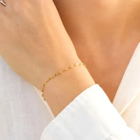 Wasserfest Armband aus vergoldetem Edelstahl  x 2 mm  - OCEANA