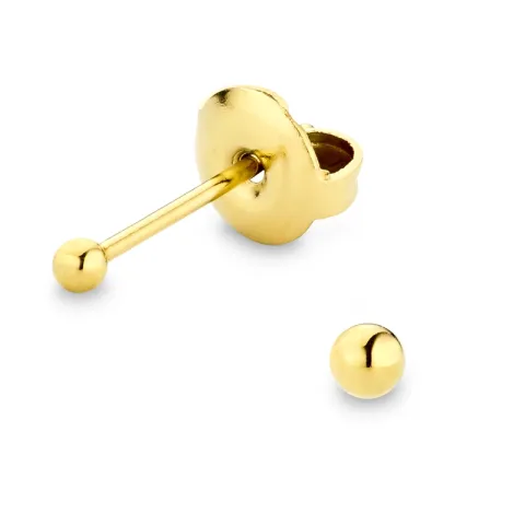 2 mm Wasserfester Ohrstecker in vergoldetem Stahl - OCEANA