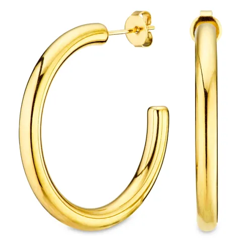 Wasserfester Halbkreolen in vergoldetem Stahl - OCEANA