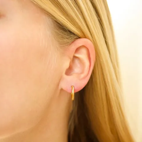 14 mm Wasserfester Kreole in vergoldetem Stahl - OCEANA