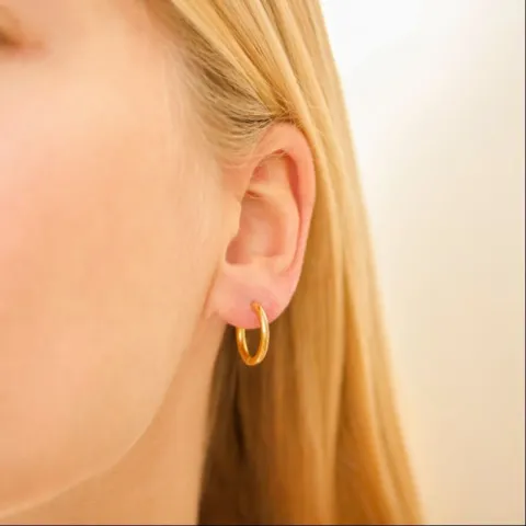 16 mm Wasserfester Kreole in vergoldetem Stahl - OCEANA