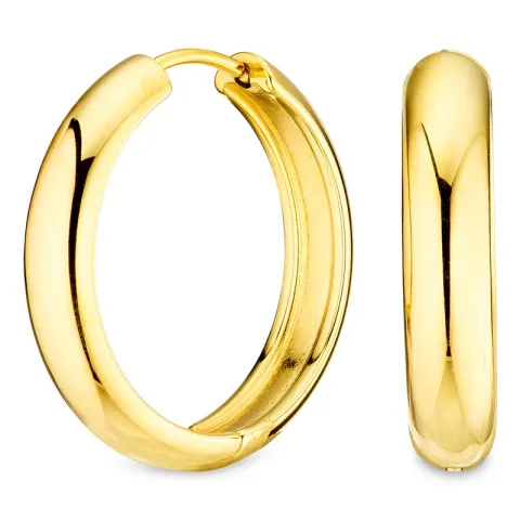 25 mm Wasserfester Kreole in vergoldetem Stahl - OCEANA