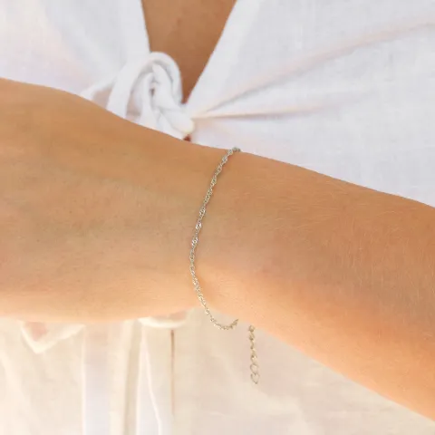 Wasserfest Singapore Armband aus Stahl  x 1,5 mm  - OCEANA