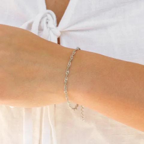Wasserfest Singapore Armband aus Stahl  x 2,5 mm  - OCEANA