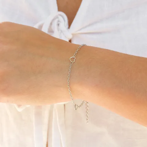 Wasserfest Herz Armband aus Stahl  x 5,0 mm  - OCEANA