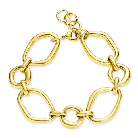 Wasserfest Armband aus vergoldetem Stahl - OCEANA