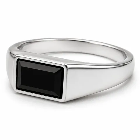 Wasserfest Ring aus Stahl