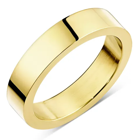 Wasserfest Ring aus vergoldetem Edelstahl